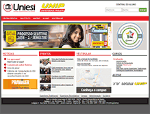 Tablet Screenshot of iesi.edu.br